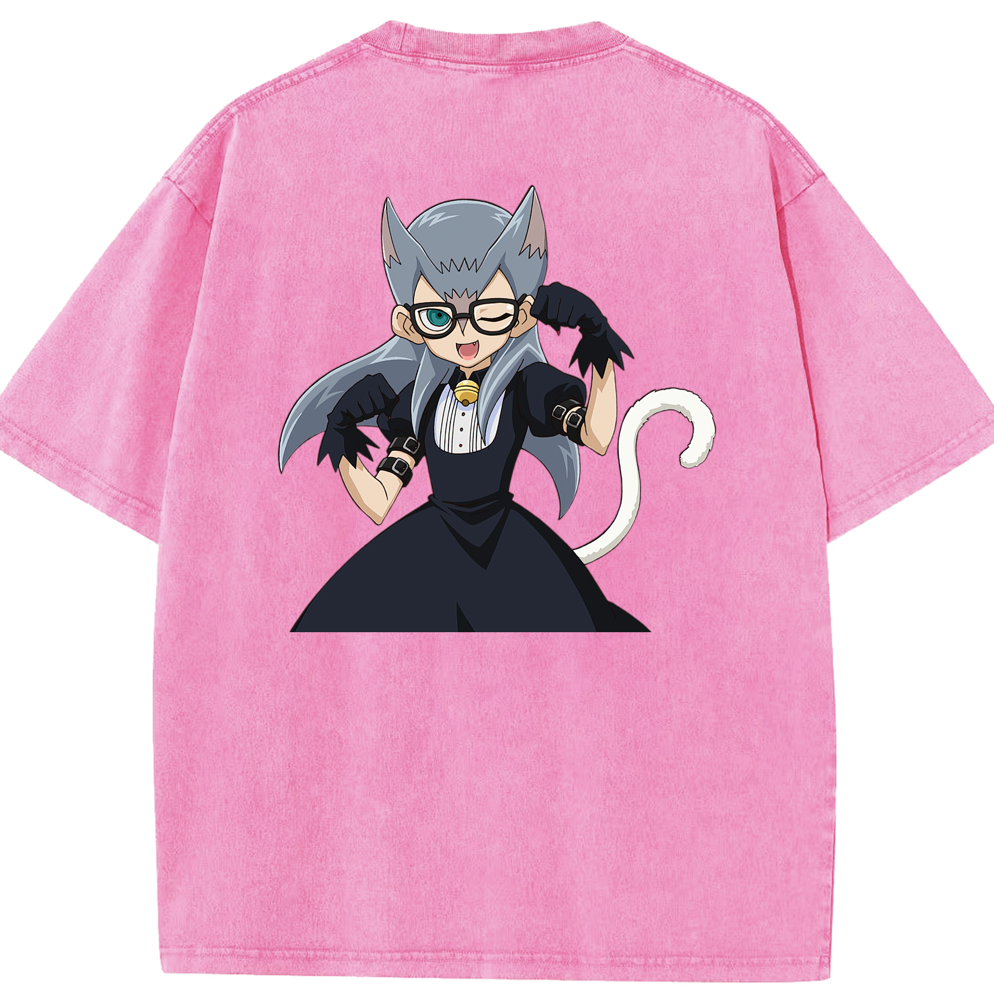 （画像用） 遊☆戯☆王 Yu-Gi-Oh! 綿100% ヴィンテージ風 半袖Tシャツ（背面プリント）